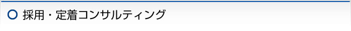 採用・定着コンサルティング
